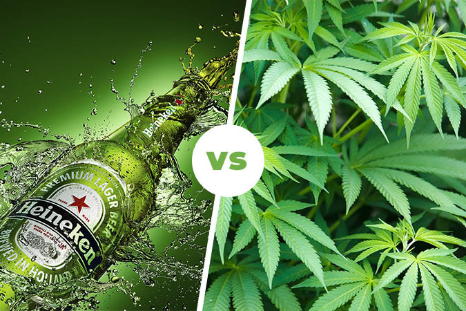 Алкоголь или конопля вреднее для здоровья?